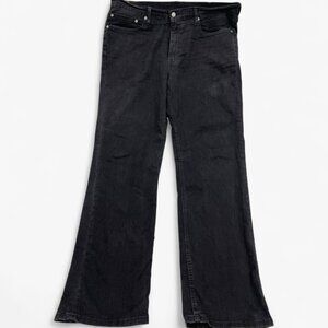 Levi's 514 Men's Straight Leg Black Denim Jeans Mid-Rise Classic Fit 38x32